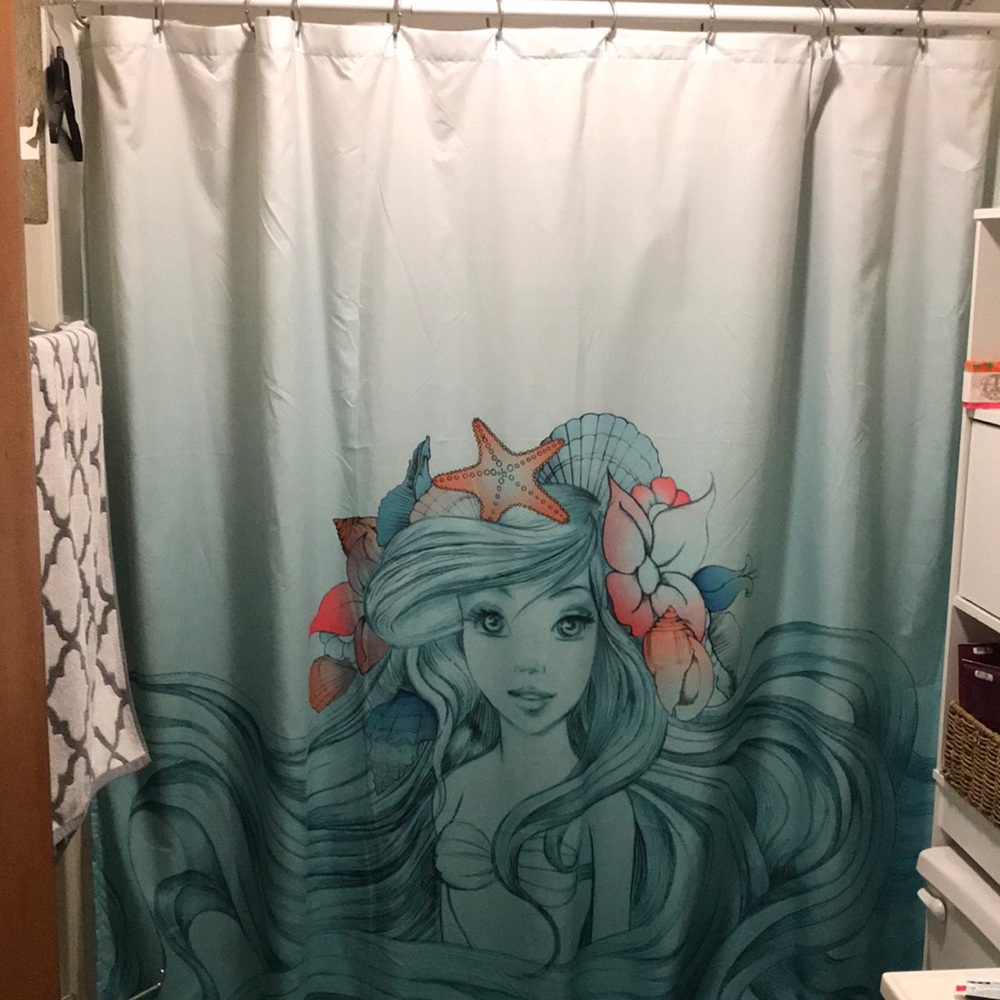 Disney Little Mermaid Shower Curtain